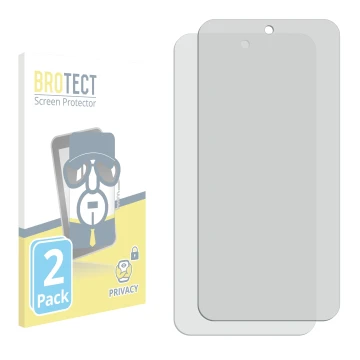 Vorderseite einer Produktverpackung mit dem Markenlogo BROTECT. Daneben ist der zugehörige Displayschutz.