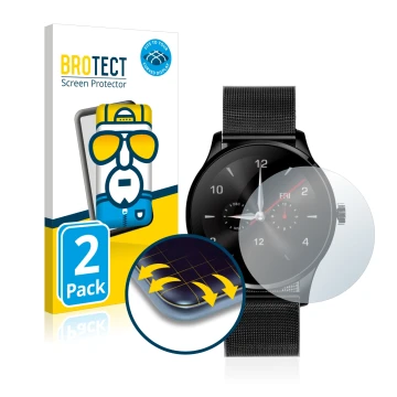 Vorderseite einer Produktverpackung mit dem Markenlogo BROTECT. Daneben ist das Gerät KKmoon K88H mit dem zugehörigen Displays