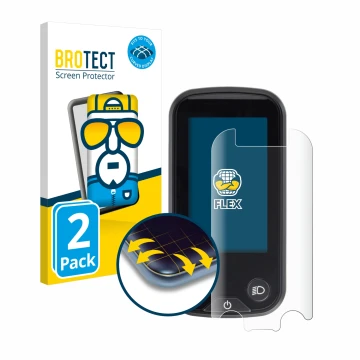 Vorderseite einer Produktverpackung mit dem Markenlogo BROTECT. Daneben ist das Gerät Shimano Steps SC-E6100 mit dem zugehörig