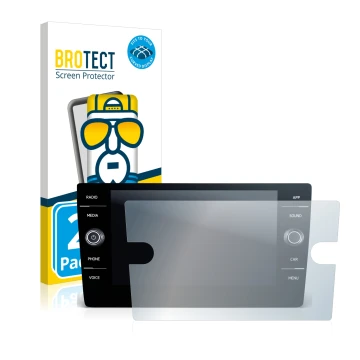 Vorderseite einer Produktverpackung mit dem Markenlogo BROTECT. Daneben ist das Gerät Oppo Reno 2 mit dem zugehörigen Displays