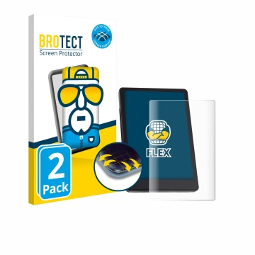 Vorderseite einer Produktverpackung mit dem Markenlogo BROTECT. Daneben ist das Gerät BMZ DS103 mit dem zugehörigen Displaysch