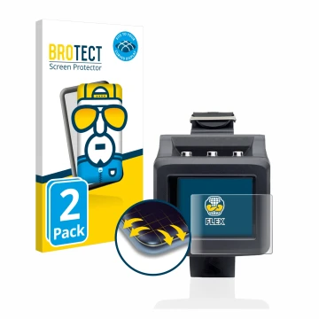 Vorderseite einer Produktverpackung mit dem Markenlogo BROTECT. Daneben ist das Gerät Uwatec Galileo G2 mit dem zugehörigen Di