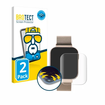 Vorderseite einer Produktverpackung mit dem Markenlogo BROTECT. Daneben ist das Gerät Liu Jo Smartwatch 1.4