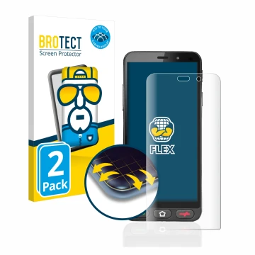 Vorderseite einer Produktverpackung mit dem Markenlogo BROTECT. Daneben ist das Gerät Brondi Amico S Nero mit dem zugehörigen 