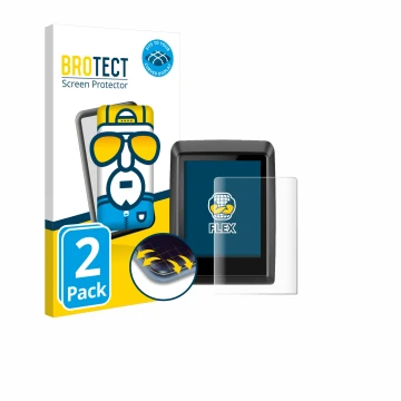 Vorderseite einer Produktverpackung mit dem Markenlogo BROTECT. Daneben ist das Gerät Bosch Kiox 300 mit dem zugehörigen Displ