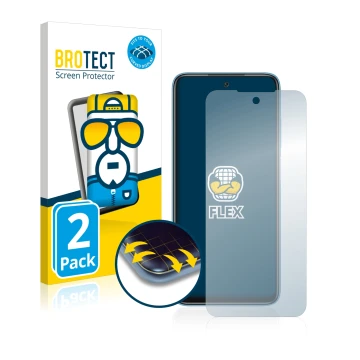 Vorderseite einer Produktverpackung mit dem Markenlogo BROTECT. Daneben ist das Gerät Xiaomi Redmi 10 (2022) mit dem zugehörig