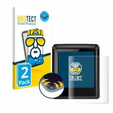 Vorderseite einer Produktverpackung mit dem Markenlogo BROTECT. Daneben ist das Gerät Bosch Intuvia 100 mit dem zugehörigen Di