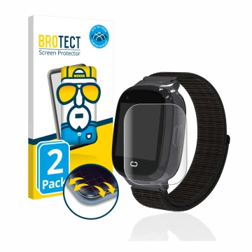 Vorderseite einer Produktverpackung mit dem Markenlogo BROTECT. Daneben ist das Gerät Pthtechus 4G GPS T30 mit dem zugehörigen