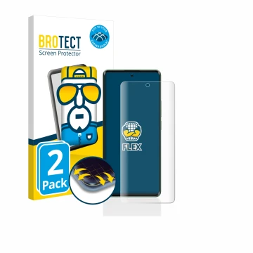 Vorderseite einer Produktverpackung mit dem Markenlogo BROTECT. Daneben ist das Gerät realme 11 Pro Plus mit dem zugehörigen D