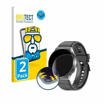 Vorderseite einer Produktverpackung mit dem Markenlogo BROTECT. Daneben ist das Gerät Kardena Care Pro 2 (rund) mit dem zugehö