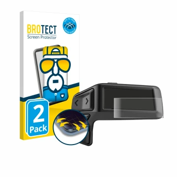 Vorderseite einer Produktverpackung mit dem Markenlogo BROTECT. Daneben ist das Gerät Bosch Purion 200 mit dem zugehörigen Dis