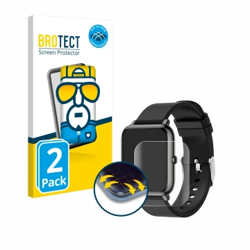 Vorderseite einer Produktverpackung mit dem Markenlogo BROTECT. Daneben ist das Gerät Popglory IP67 1.4