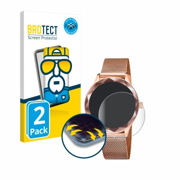 Vorderseite einer Produktverpackung mit dem Markenlogo BROTECT. Daneben ist das Gerät Lotus SMARTIME 50036/1 mit dem zugehörig