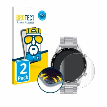 Vorderseite einer Produktverpackung mit dem Markenlogo BROTECT. Daneben ist das Gerät Foxbox SML1-C PRO 1.43