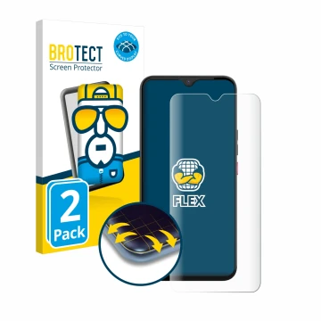 Vorderseite einer Produktverpackung mit dem Markenlogo BROTECT. Daneben ist das Gerät Gigaset GS5 PRO SE mit dem zugehörigen D