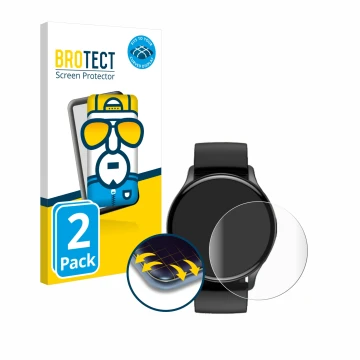 Vorderseite einer Produktverpackung mit dem Markenlogo BROTECT. Daneben ist das Gerät Sross Smartwatch 1.43
