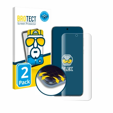 Vorderseite einer Produktverpackung mit dem Markenlogo BROTECT. Daneben ist das Gerät Huawei Pura 70 Ultra mit dem zugehörigen