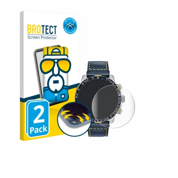 Vorderseite einer Produktverpackung mit dem Markenlogo BROTECT. Daneben ist das Gerät Citizen Blue Angel Skyhawk JR3080-51L mi
