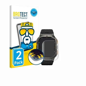 Vorderseite einer Produktverpackung mit dem Markenlogo BROTECT. Daneben ist das Gerät Kospet Tank M3 Ultra mit dem zugehörigen