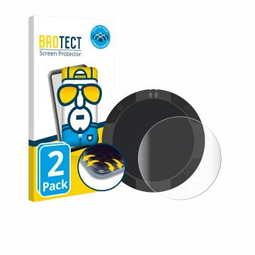 Vorderseite einer Produktverpackung mit dem Markenlogo BROTECT. Daneben ist das Gerät Beeline Moto II mit dem zugehörigen Disp