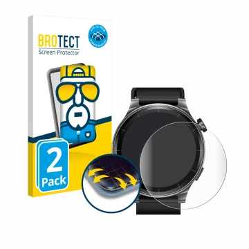 Vorderseite einer Produktverpackung mit dem Markenlogo BROTECT. Daneben ist das Gerät TOZO S5 1.43