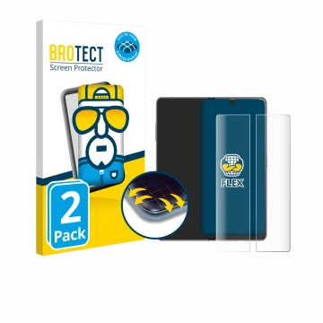 Vorderseite einer Produktverpackung mit dem Markenlogo BROTECT. Daneben ist das Gerät Honor Magic V3 (inneres Display) mit dem