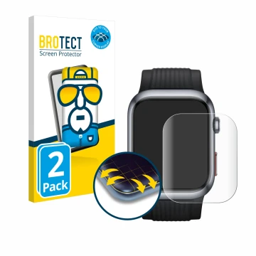Vorderseite einer Produktverpackung mit dem Markenlogo BROTECT. Daneben ist das Gerät Huawei Watch D2 mit dem zugehörigen Disp