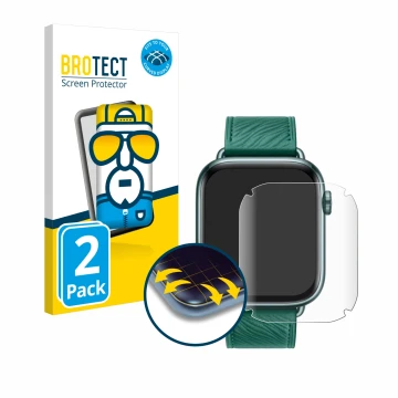 Vorderseite einer Produktverpackung mit dem Markenlogo BROTECT. Daneben ist das Gerät Honor Watch 5 mit dem zugehörigen Displa
