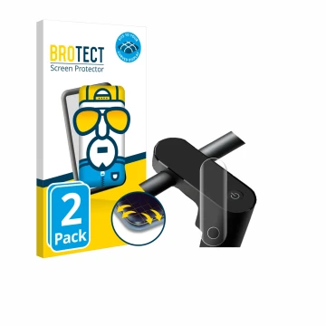 Vorderseite einer Produktverpackung mit dem Markenlogo BROTECT. Daneben ist das Gerät Xiaomi Electronic Scooter 4 Pro Max (2. 