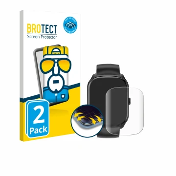 Vorderseite einer Produktverpackung mit dem Markenlogo BROTECT. Daneben ist das Gerät Qecnato S68 1.95