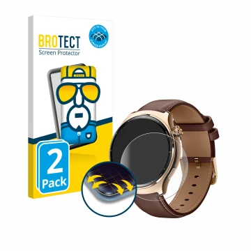 Vorderseite einer Produktverpackung mit dem Markenlogo BROTECT. Daneben ist das Gerät Xiaomi Mibro Lite 3 Pro mit dem zugehöri