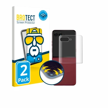 Vorderseite einer Produktverpackung mit dem Markenlogo BROTECT. Daneben ist das Gerät Motorola Razr 60 Ultra (Hinteres Display