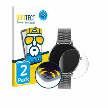 Vorderseite einer Produktverpackung mit dem Markenlogo BROTECT. Daneben ist das Gerät Pireware Amory 5 mit dem zugehörigen Dis