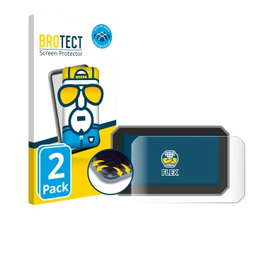 Vorderseite einer Produktverpackung mit dem Markenlogo BROTECT. Daneben ist das Gerät Honda Forza 2025 mit dem zugehörigen Dis