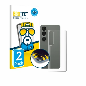 Vorderseite einer Produktverpackung mit dem Markenlogo BROTECT. Daneben ist das Gerät Sony Xperia 1 VII (Rückseite) mit dem zu