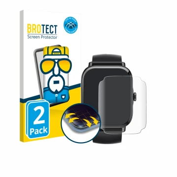 Vorderseite einer Produktverpackung mit dem Markenlogo BROTECT. Daneben ist das Gerät IFMDA P72 1.85