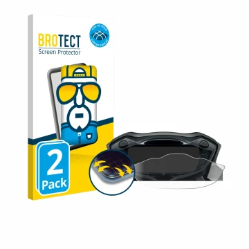 Vorderseite einer Produktverpackung mit dem Markenlogo BROTECT. Daneben ist das Gerät Suzuki SV 650 2016 mit dem zugehörigen D