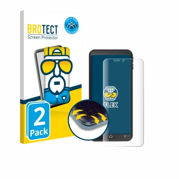 Vorderseite einer Produktverpackung mit dem Markenlogo BROTECT. Daneben ist das Gerät Emporia Smart 7 Lite mit dem zugehörigen