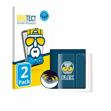 Vorderseite einer Produktverpackung mit dem Markenlogo BROTECT. Daneben ist das Gerät Samsung Galaxy Z Fold 7 (Inneres Display