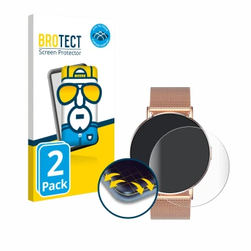 Vorderseite einer Produktverpackung mit dem Markenlogo BROTECT. Daneben ist das Gerät Levowatch Eve 1.3