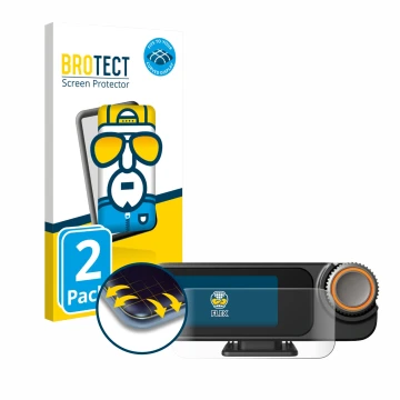 Vorderseite einer Produktverpackung mit dem Markenlogo BROTECT. Daneben ist das Gerät DJI Mic 3 (Receiver) mit dem zugehörigen