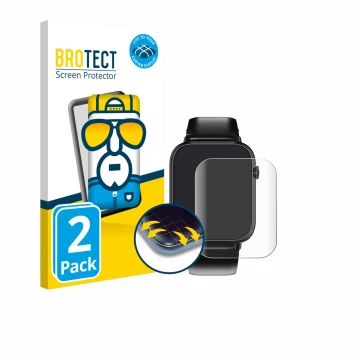 Vorderseite einer Produktverpackung mit dem Markenlogo BROTECT. Daneben ist das Gerät Oukitel V3 1.83