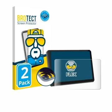 Vorderseite einer Produktverpackung mit dem Markenlogo BROTECT. Daneben ist das Gerät Carpuride W502BS Pro 5