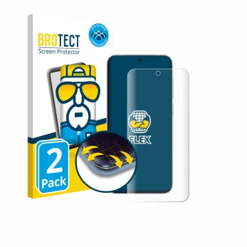 Vorderseite einer Produktverpackung mit dem Markenlogo BROTECT. Daneben ist das Gerät Vivo X300 mit dem zugehörigen Displaysch