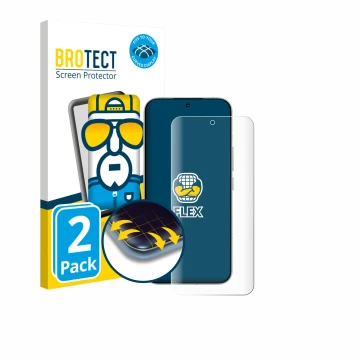Vorderseite einer Produktverpackung mit dem Markenlogo BROTECT. Daneben ist das Gerät Xiaomi Poco F8 Ultra mit dem zugehörigen