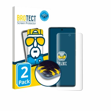 Vorderseite einer Produktverpackung mit dem Markenlogo BROTECT. Daneben ist das Gerät Xiaomi Redmi Note 15 mit dem zugehörigen