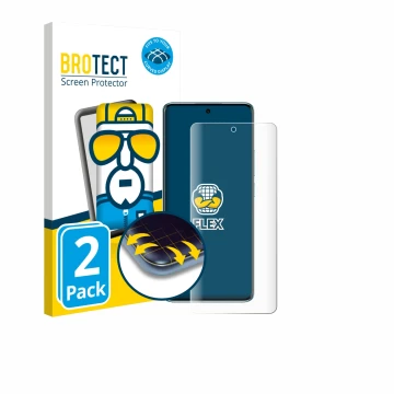 Vorderseite einer Produktverpackung mit dem Markenlogo BROTECT. Daneben ist das Gerät Xiaomi Redmi Note 15 4G mit dem zugehöri