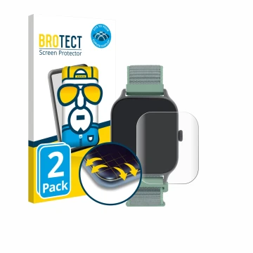 Vorderseite einer Produktverpackung mit dem Markenlogo BROTECT. Daneben ist das Gerät Decathlon Fit 100s mit dem zugehörigen D