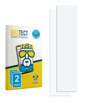 Vorderseite einer Produktverpackung mit dem Markenlogo BROTECT. Daneben ist der zugehörige Displayschutz.