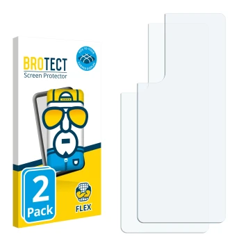 Vorderseite einer Produktverpackung mit dem Markenlogo BROTECT. Daneben ist der zugehörige Displayschutz.